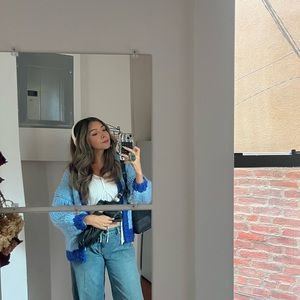 Princess Polly chunky colorful cardigan